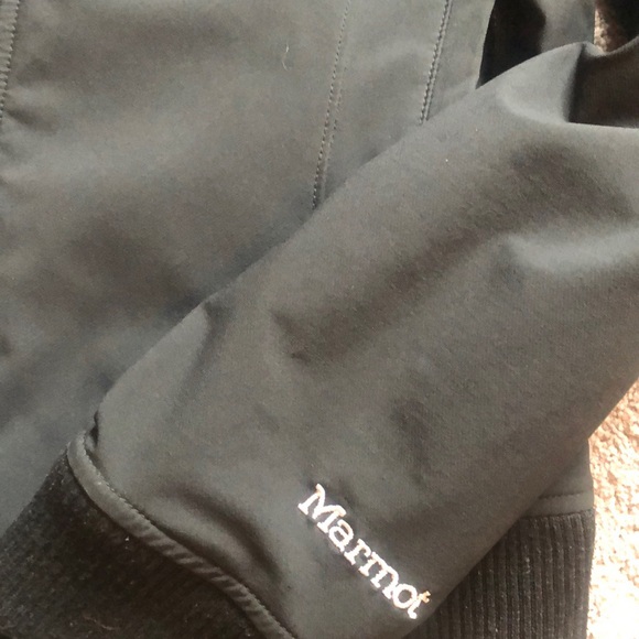 Black medium marmot raincoat - Picture 2 of 4